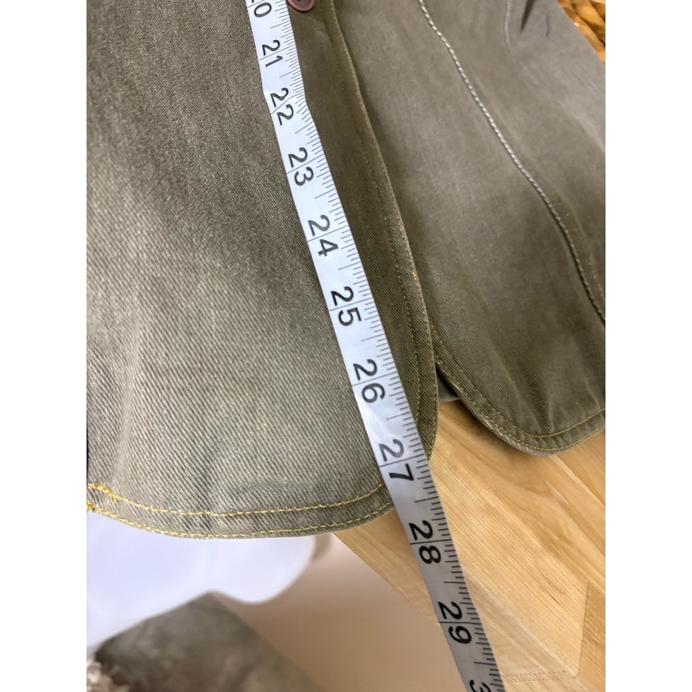 Vintage Newport News Jeanology Collection Jacket Womens Size 12 Taupe Gray Denim - Picture 11 of 12